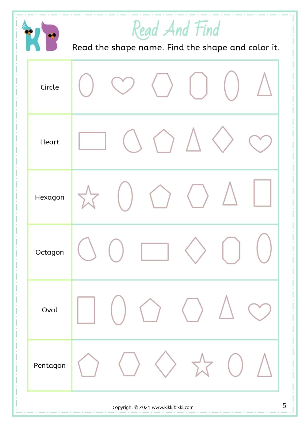 Free Maths Printable Worksheets