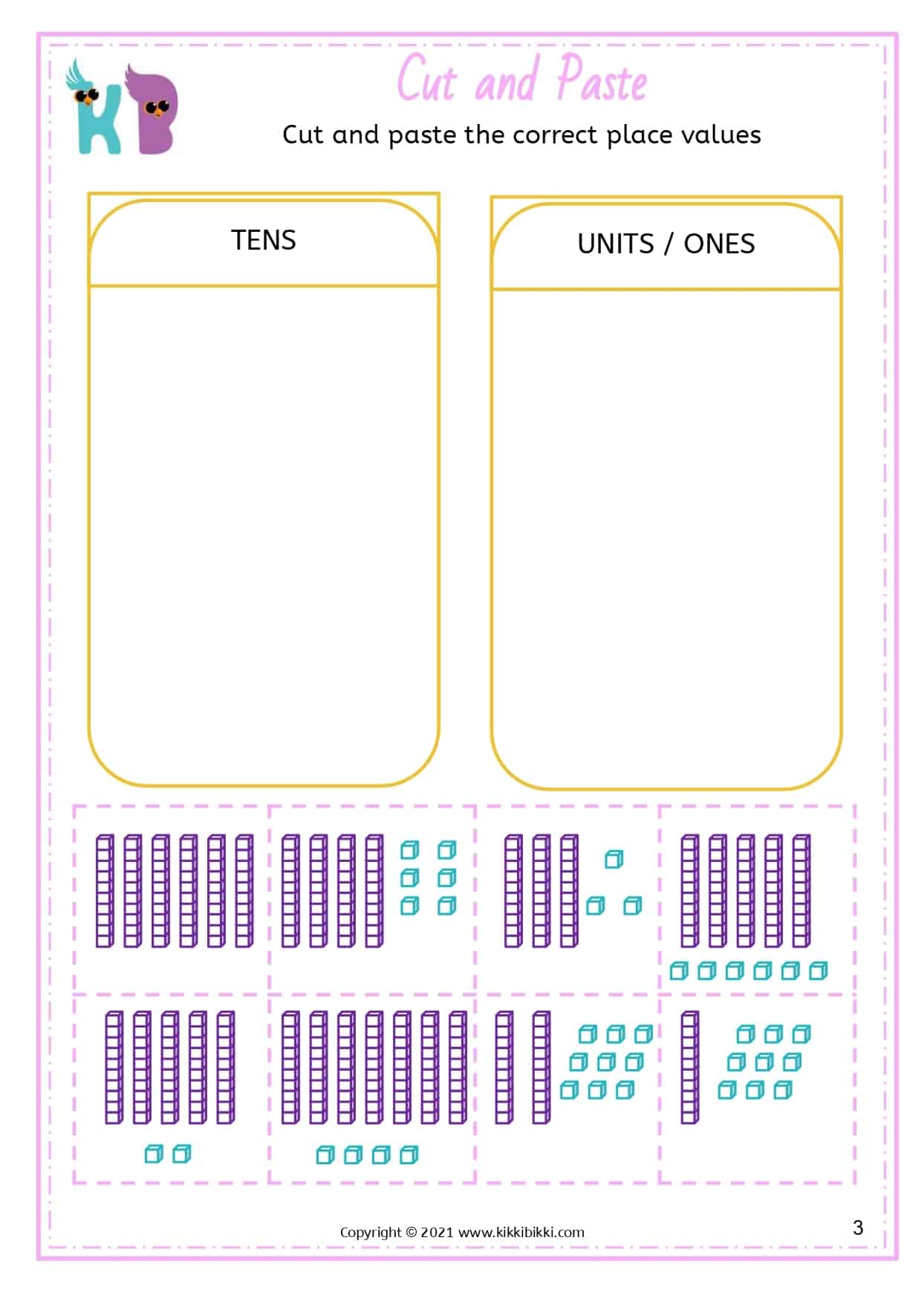 PLACE VALUE WORKSHEETS - KikkiBikki