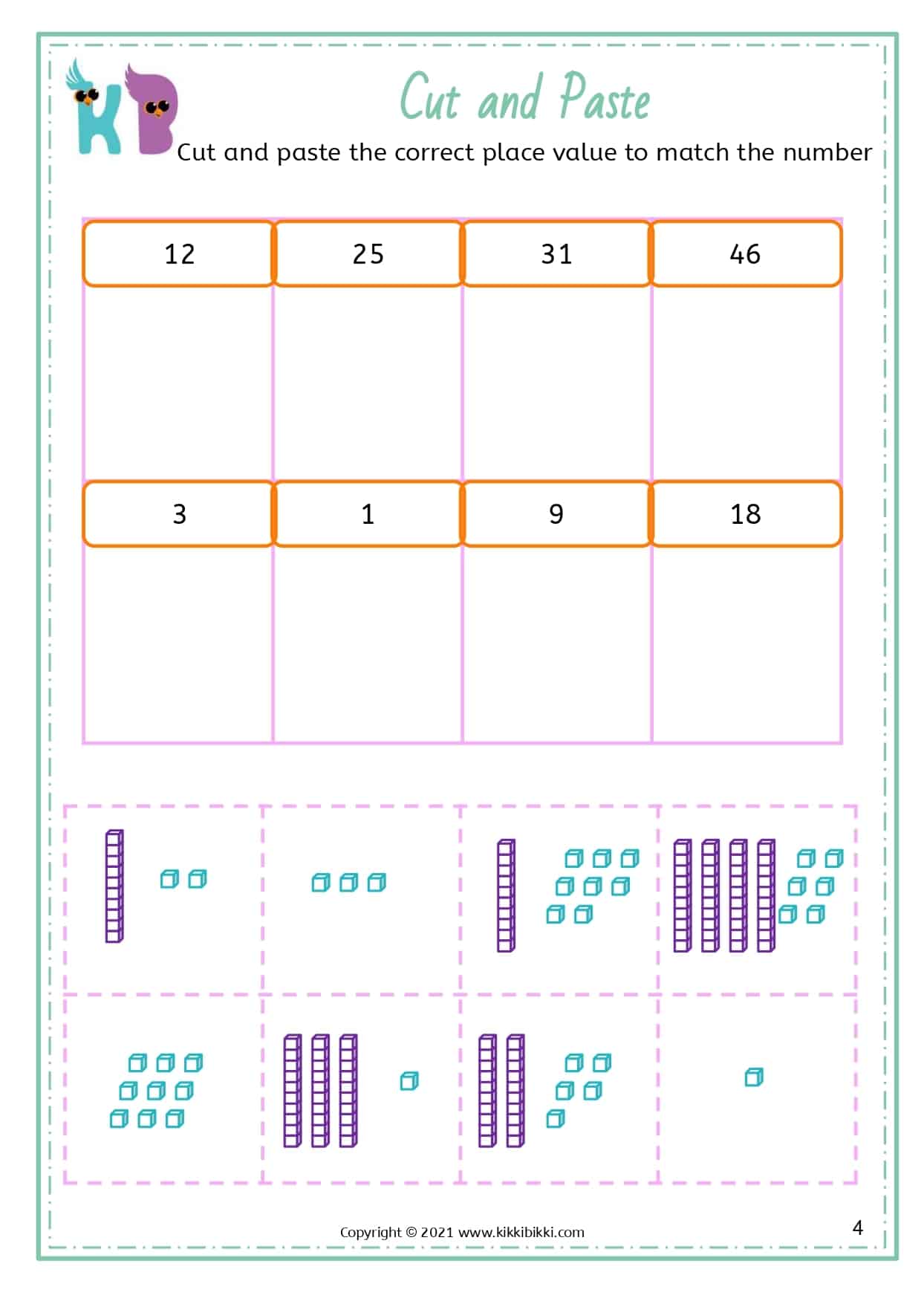 PLACE VALUE WORKSHEETS - KikkiBikki