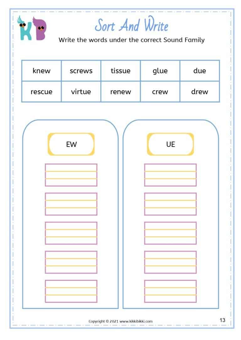 KikkiBikki-Alternative-Spellings-OO-EW-UE-Free-Printable-Worksheets