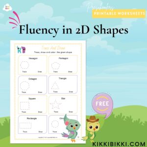 Fluency in 2D Shapes worksheets