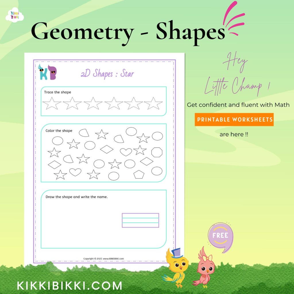 Introduction To Shapes worksheets