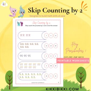 skip counting by 2