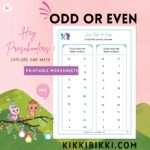 Odd or even worksheets