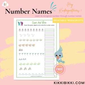 Count and Write Number Names