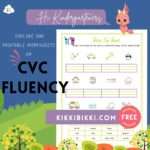 CVC Fluency - kindergarten worksheets