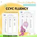 CCVC Fluency - kindergarten worksheets