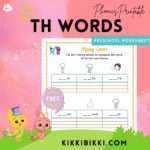 TH Words - kindergarten worksheets