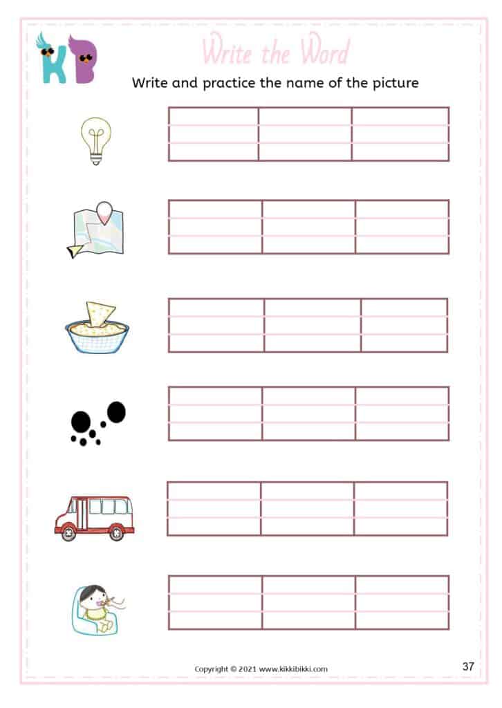 Kindergarten Educational Worksheets