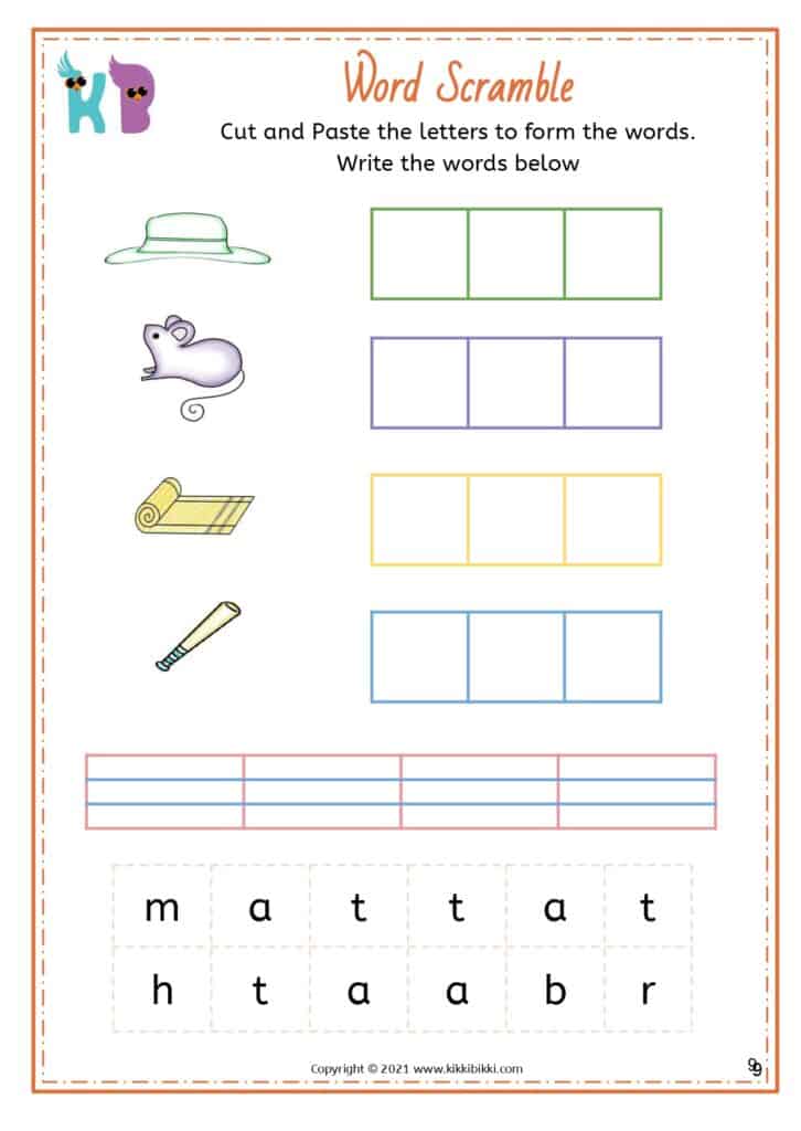 Phonics Practice for Kindergarten