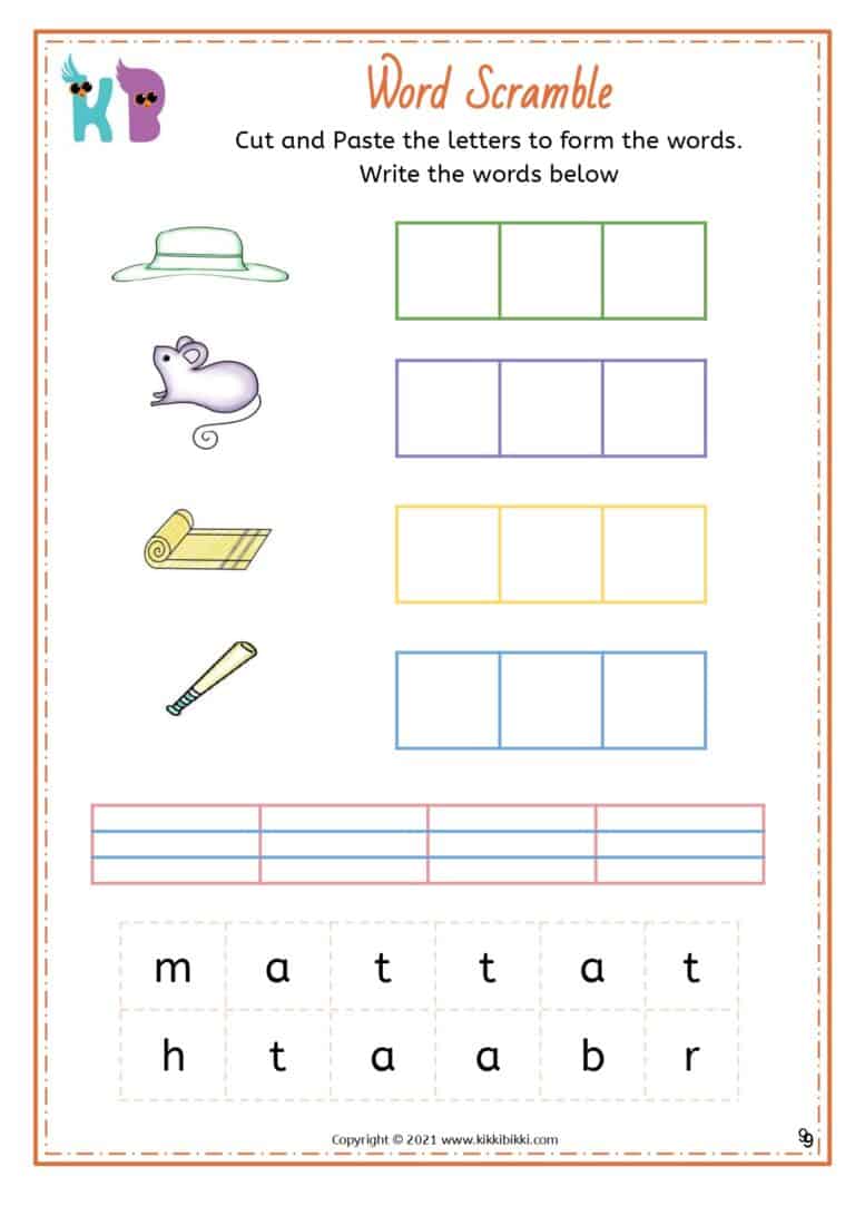 Phonics Practice for Kindergarten