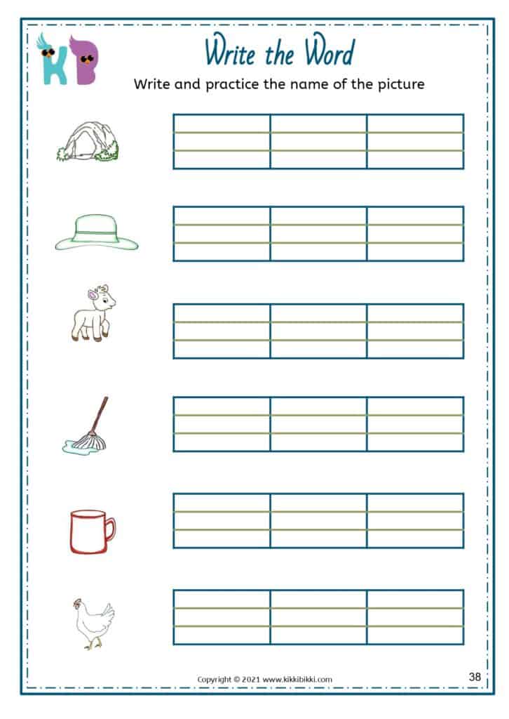 Kindergarten Worksheets Bundle