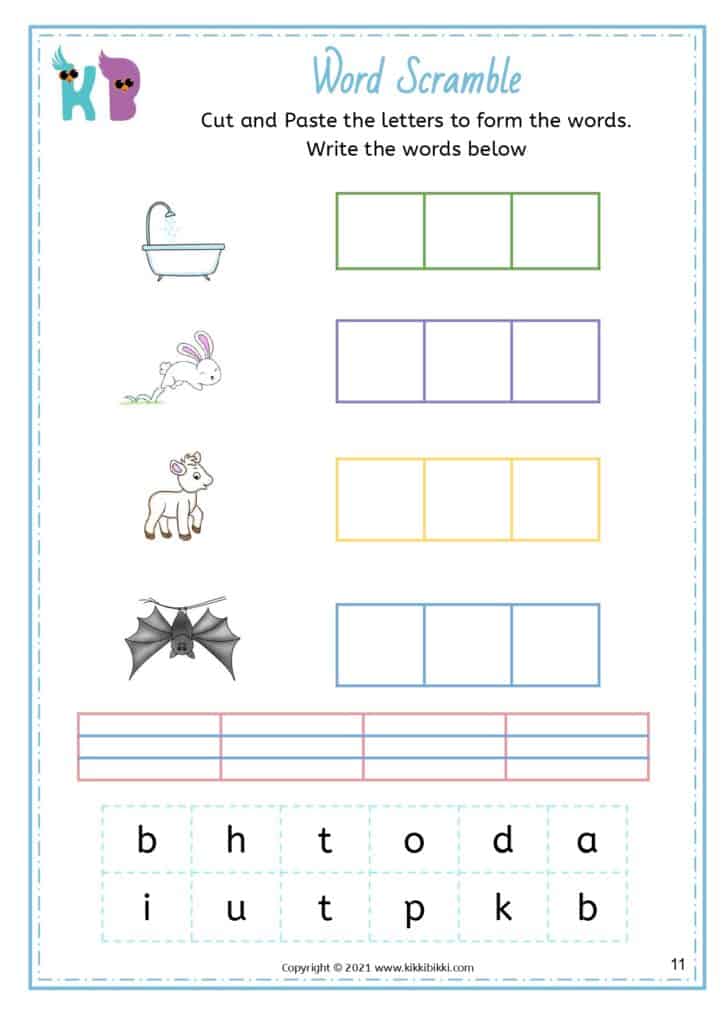 Kindergarten Reading Worksheets