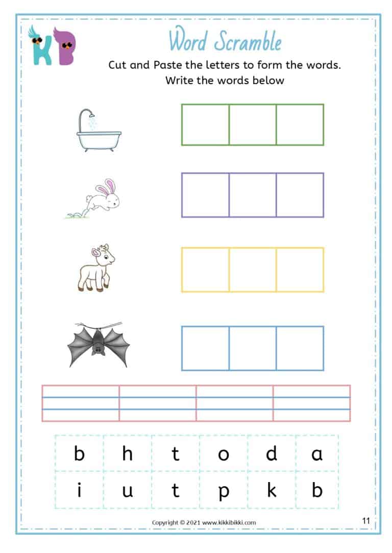 Kindergarten Reading Worksheets