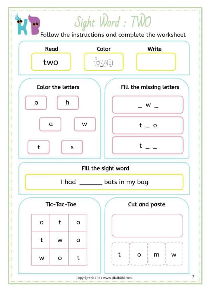 Fun CVC Words Worksheet