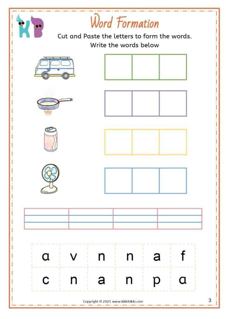 Word Family Worksheets