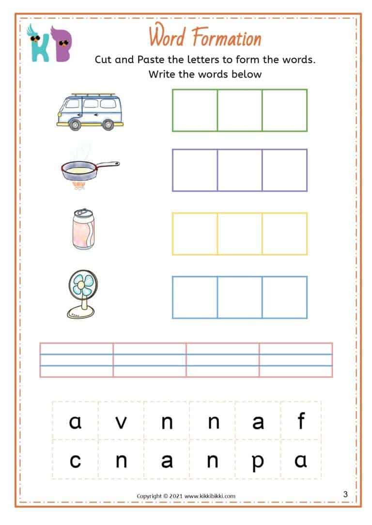 Word Family Worksheets