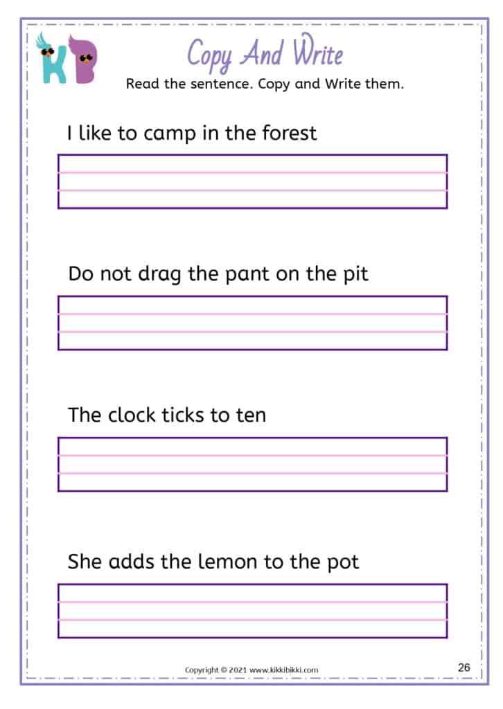 CVC Word Formation