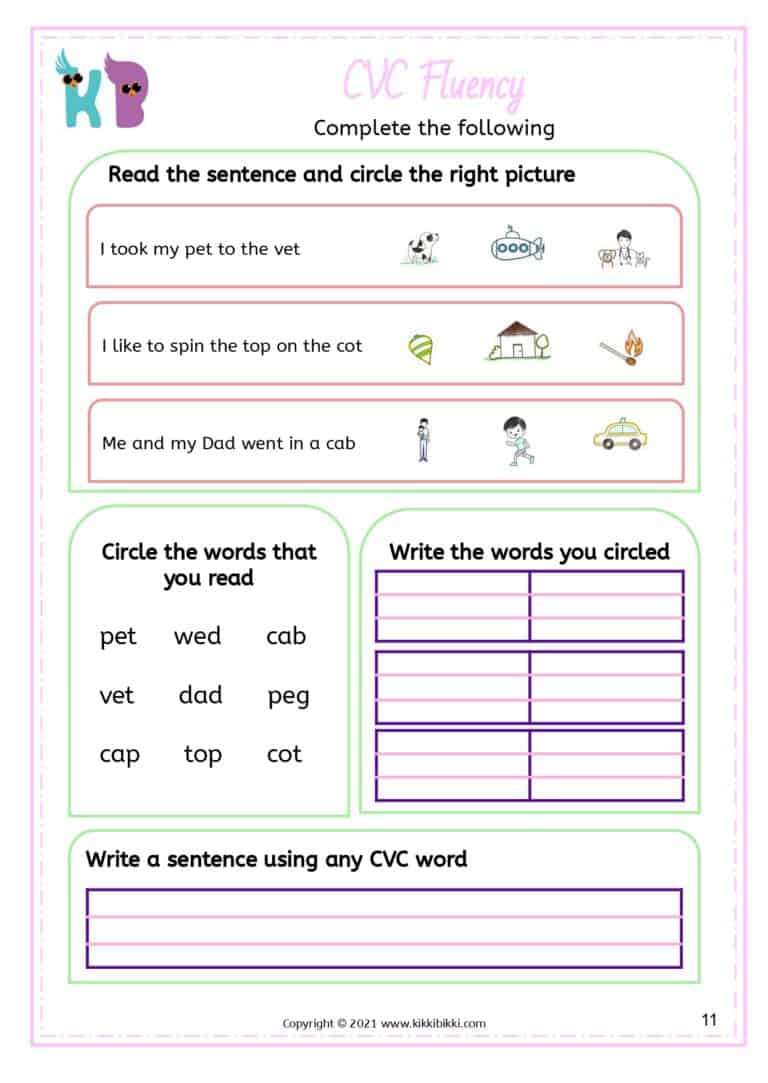 CVC Word Writing