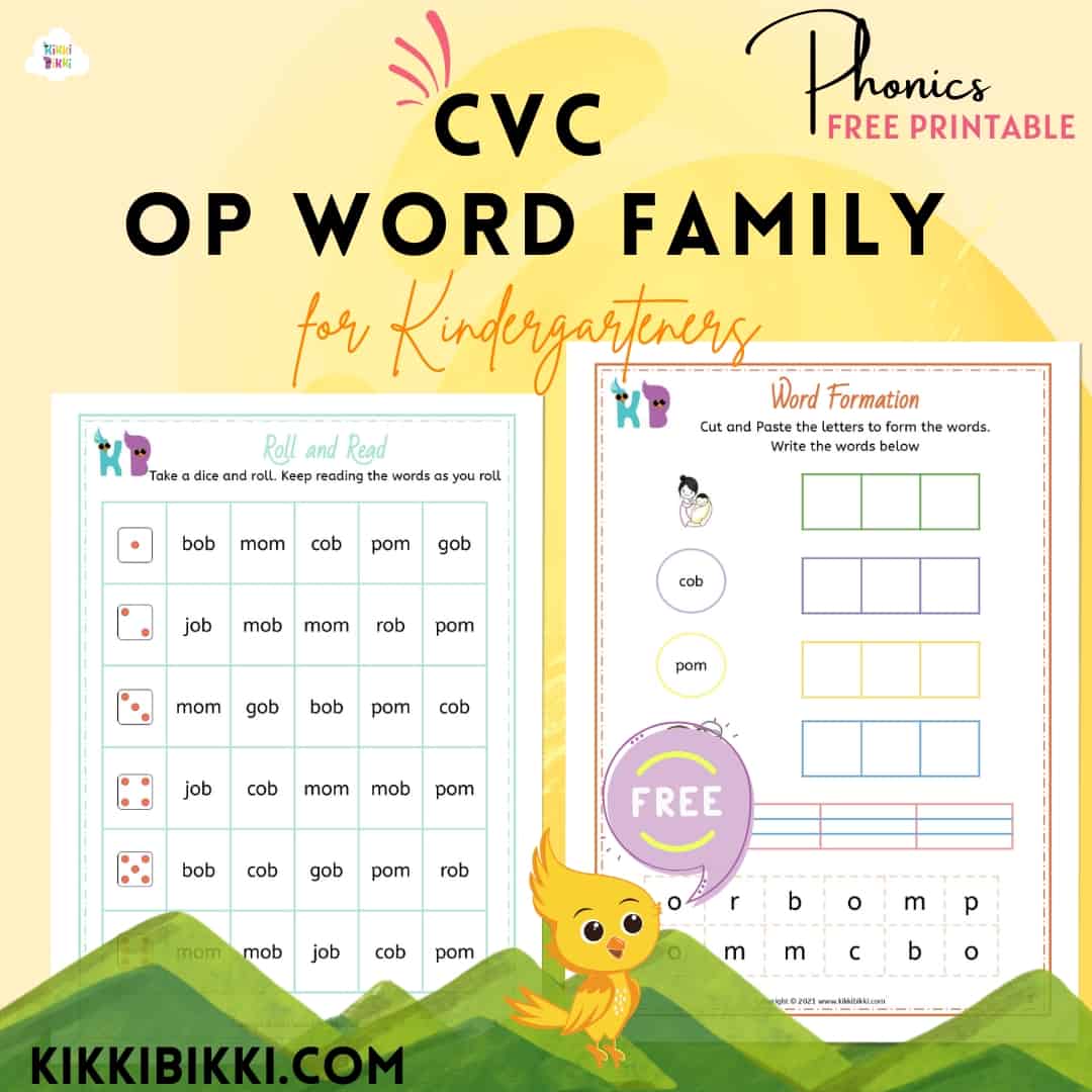 Free Printable CVC Worksheet