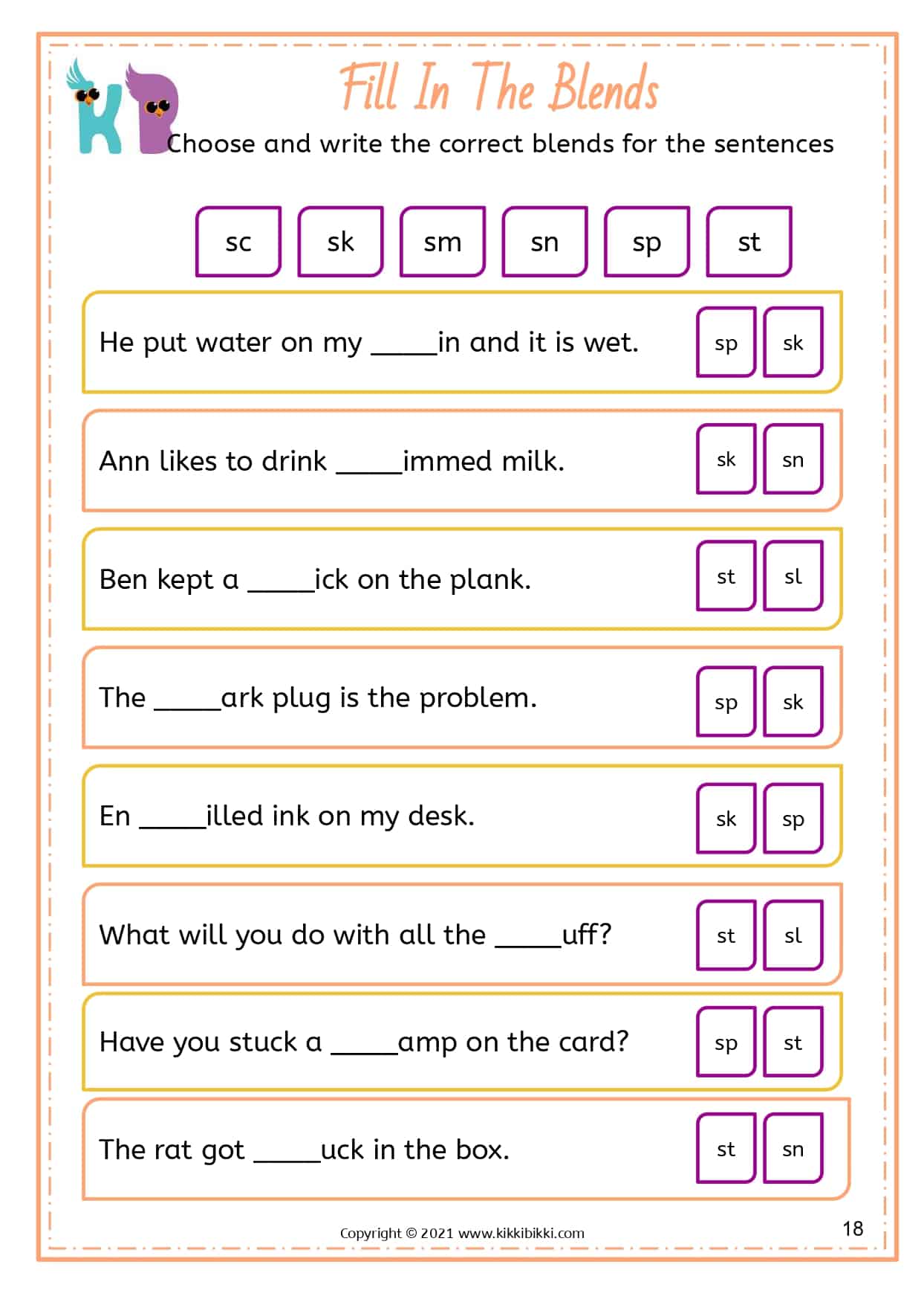 CCVC Words Worksheets - Free Phonics Printable Worksheets