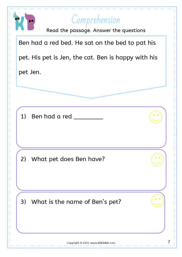 Phonics activities for kids