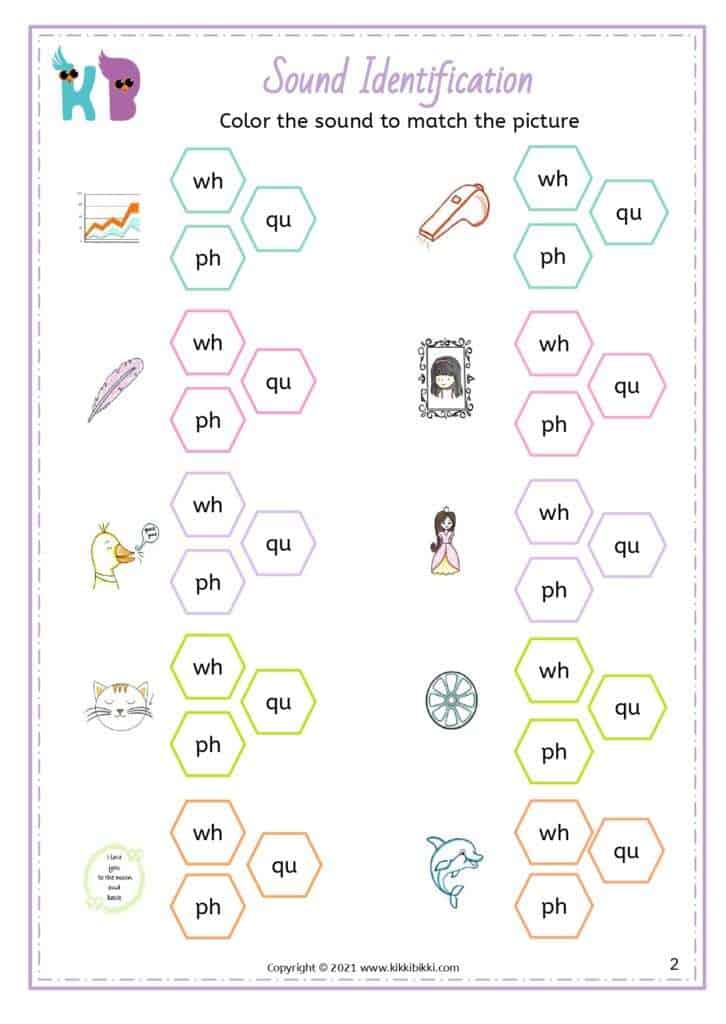 KBEGP11D _ Consonant Digraph _ Consolidation of Sound Family-KikkiBikki-Free-printable-worksheets