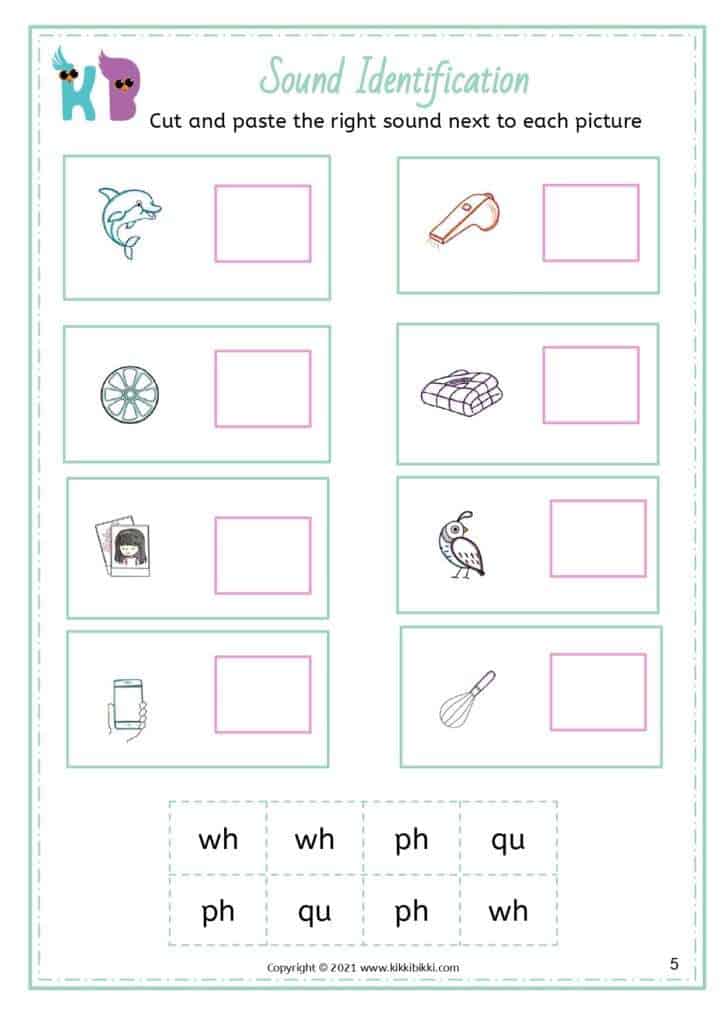 KBEGP11D _ Consonant Digraph _ Consolidation of Sound Family-KikkiBikki-Free-printable-worksheets