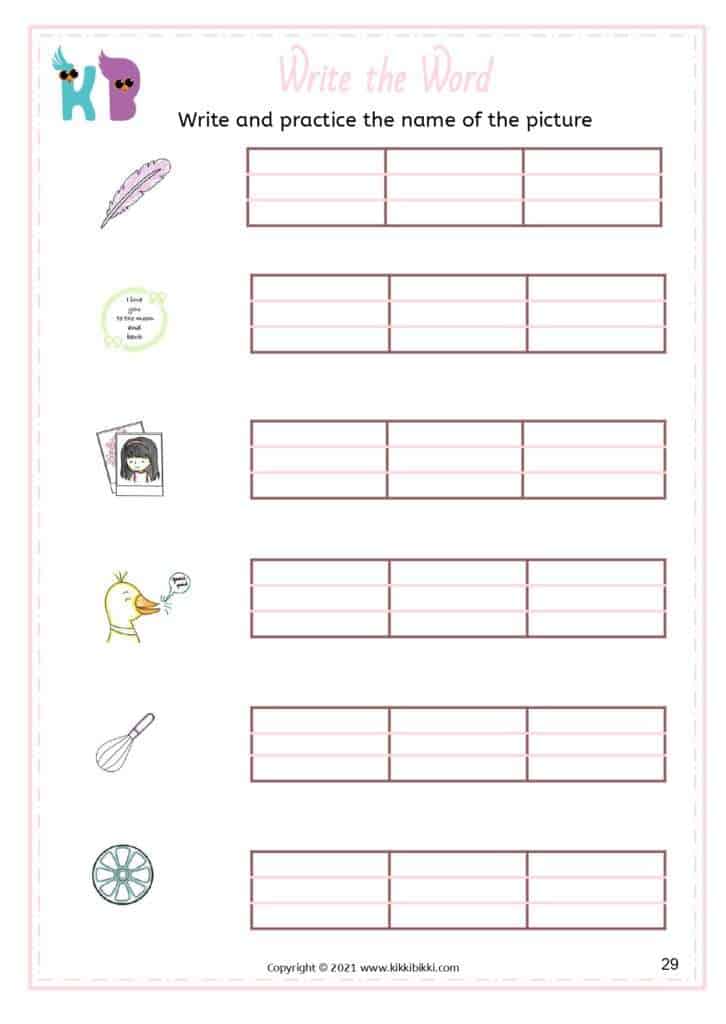 KBEGP11D _ Consonant Digraph _ Consolidation of Sound Family-free-printable-worksheets