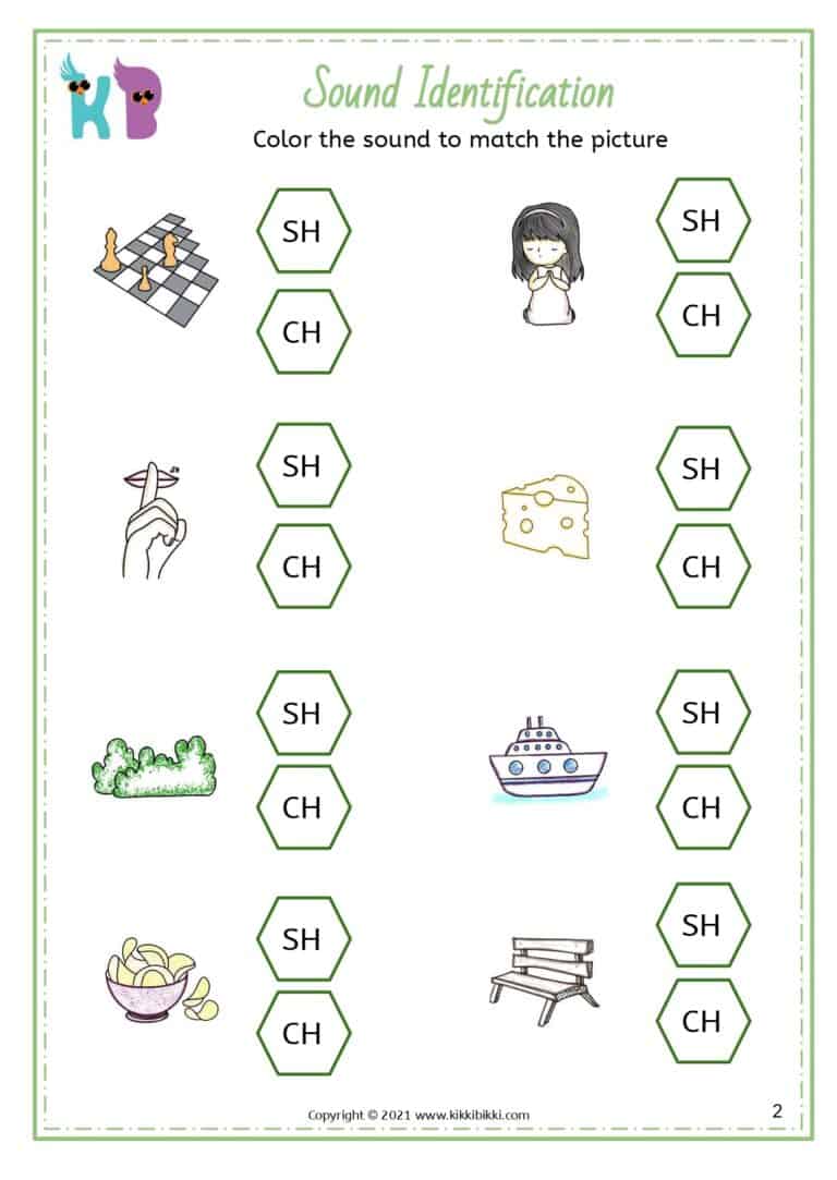 Free Phonics Worksheets for Kindergarten