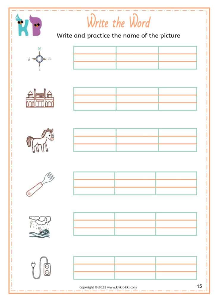 Interactive CVC Learning Worksheets