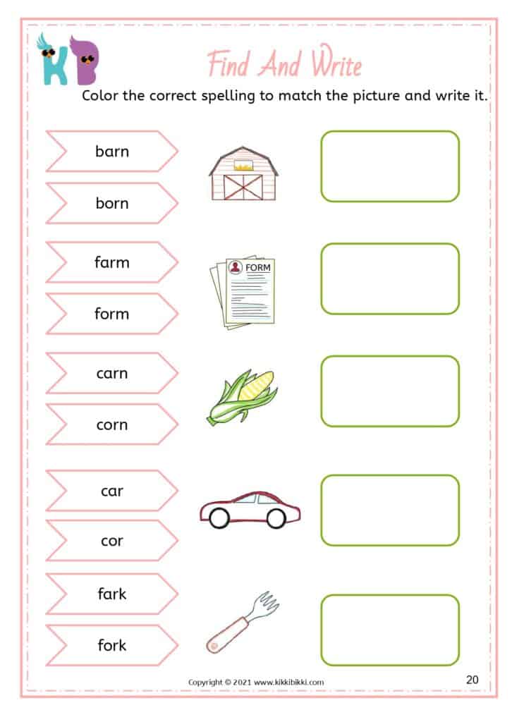 Interactive CVC Worksheet