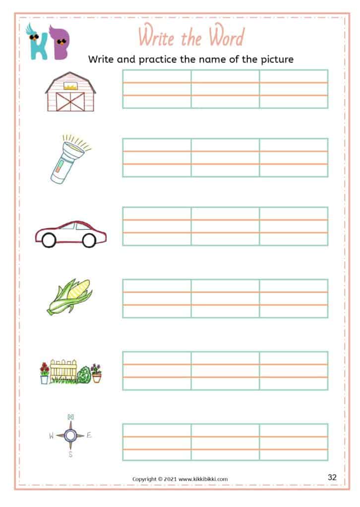 Kindergarten Phonics Activities