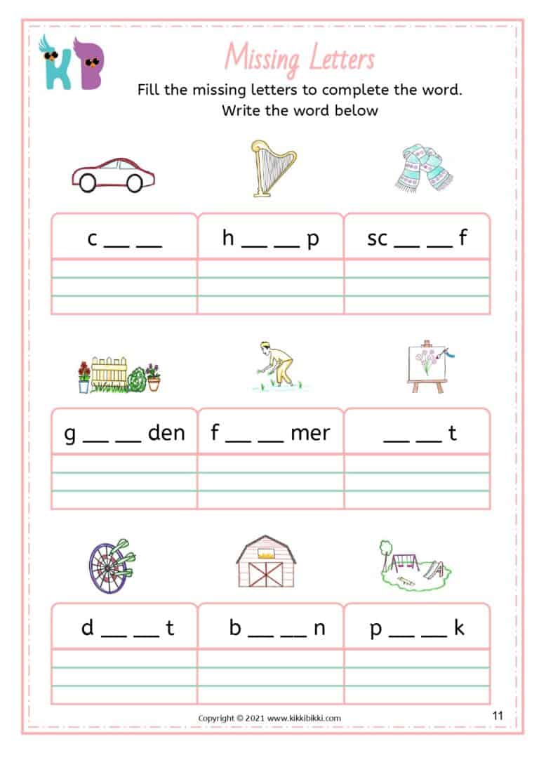 Bossy R Phonics Worksheet