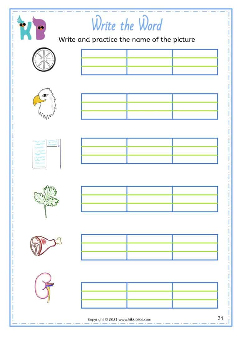 Phonics CVC Worksheet