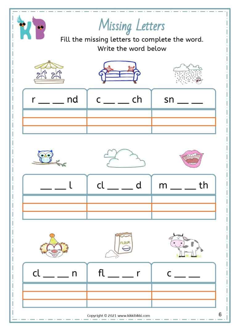 Fun Phonics Worksheets Grade 1