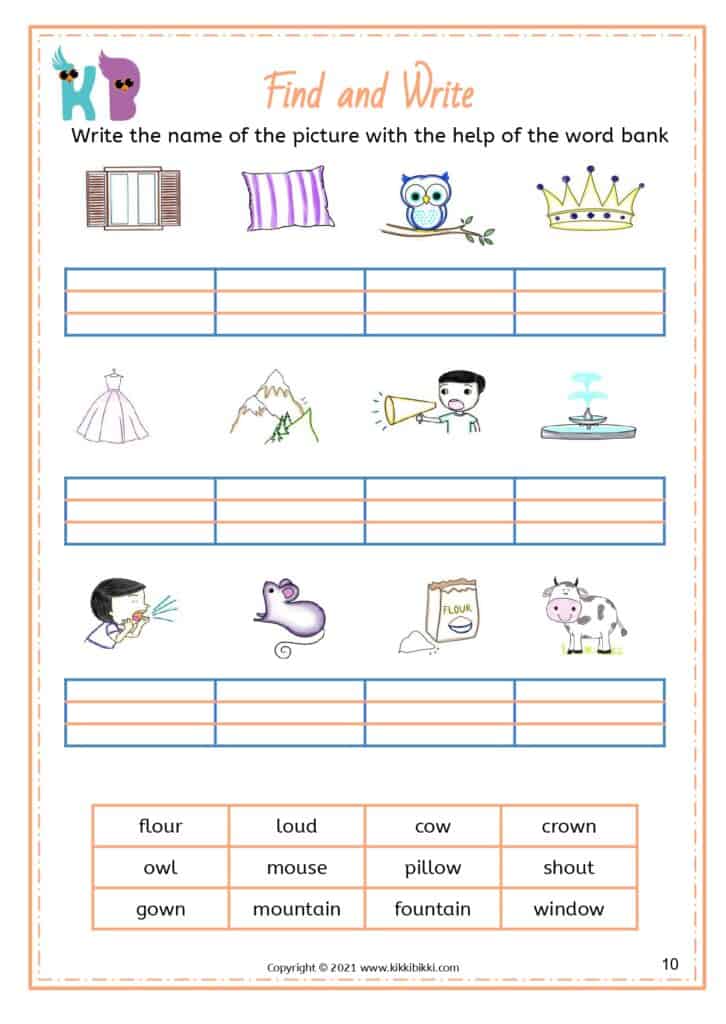 Grade 1 Phonics Activities