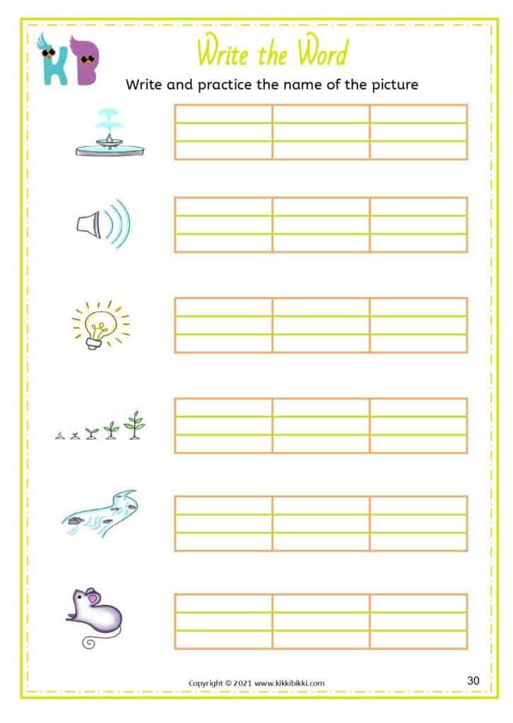 Fun and Free Phonics Activity Sheet