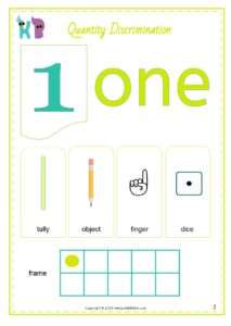 NUMBER SENSE WORKSHEETS for Numbers 1 to 10 - KikkiBikki