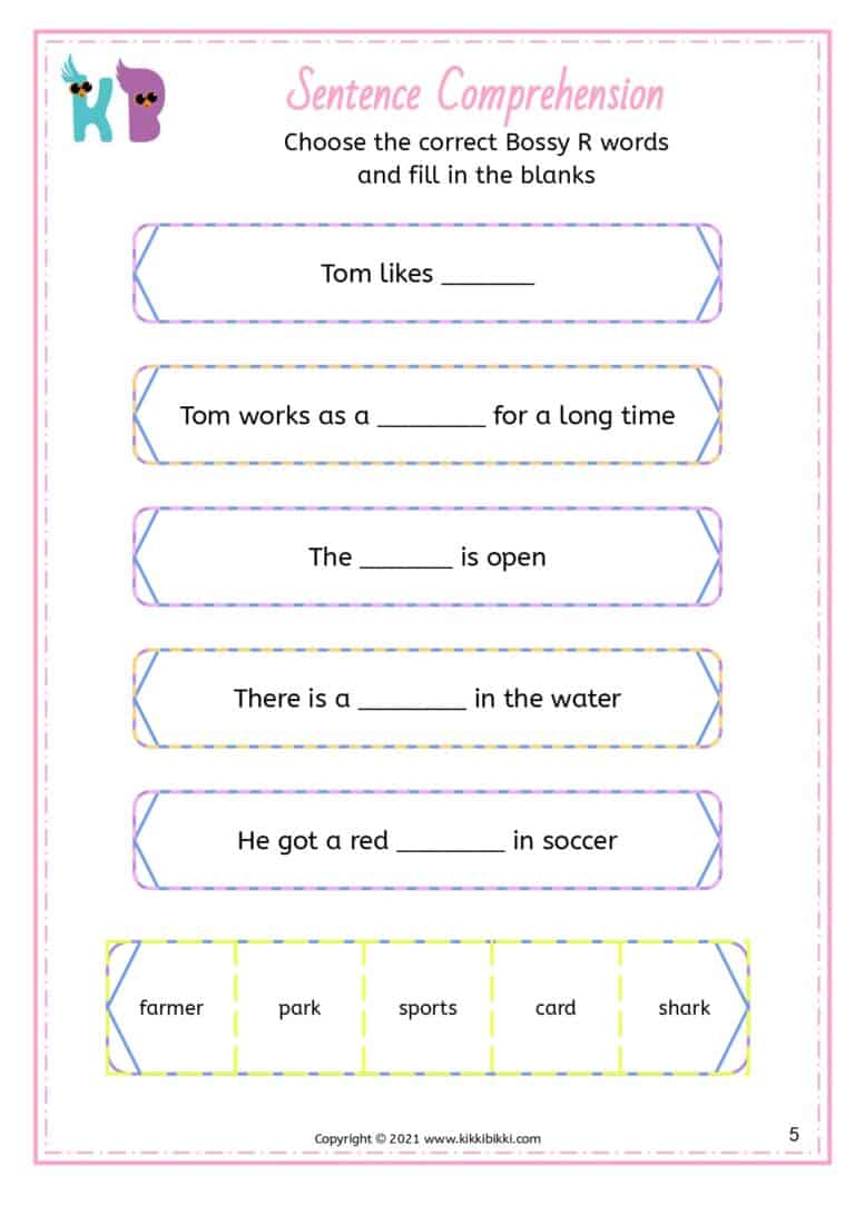 Free Printable Worksheets