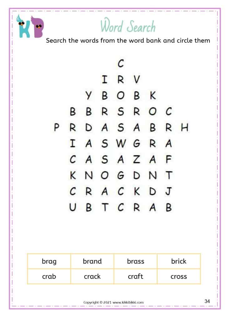 Phonics CCVC Worksheets