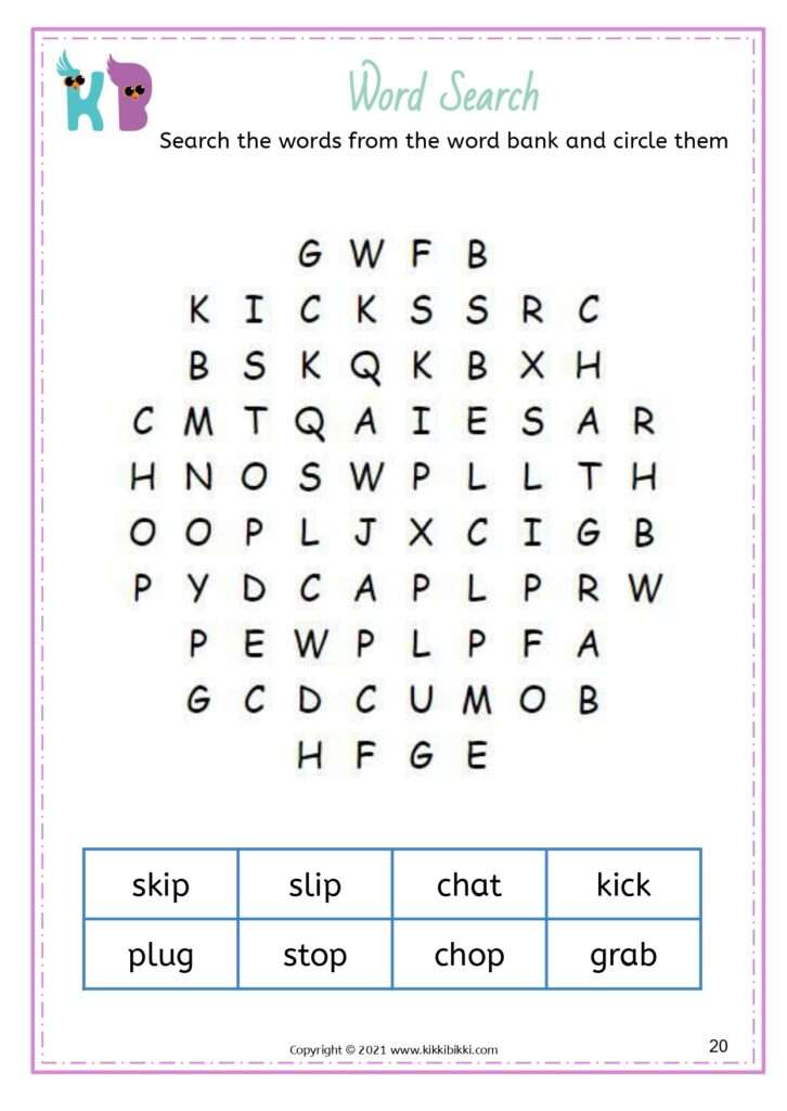 CCVC Word Search Game