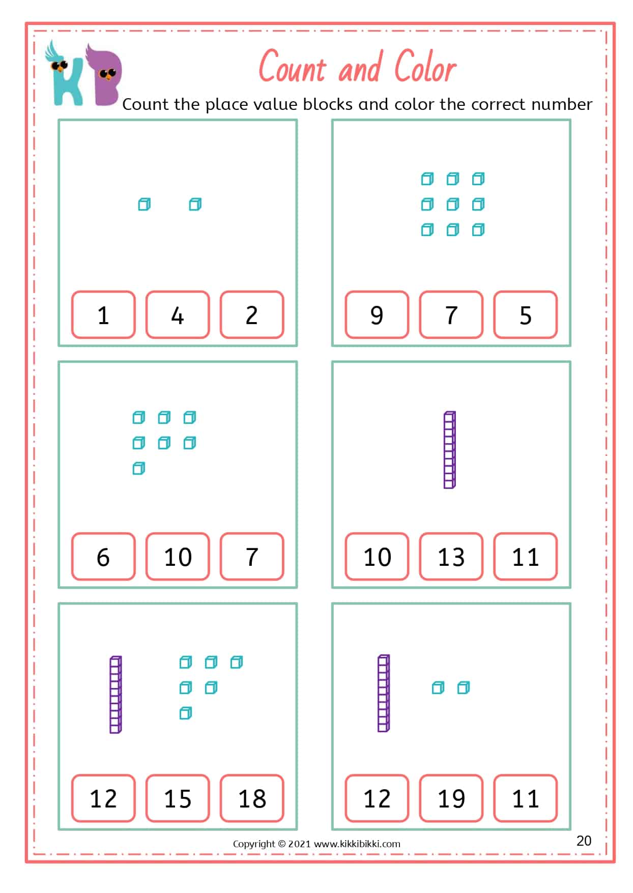 PLACE VALUE WORKSHEETS - KikkiBikki