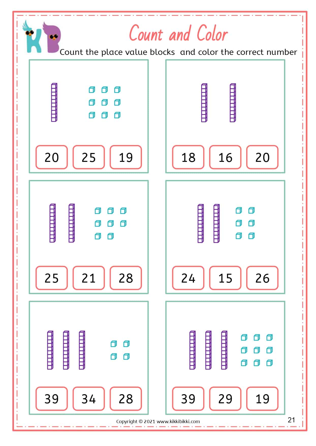 PLACE VALUE WORKSHEETS - KikkiBikki