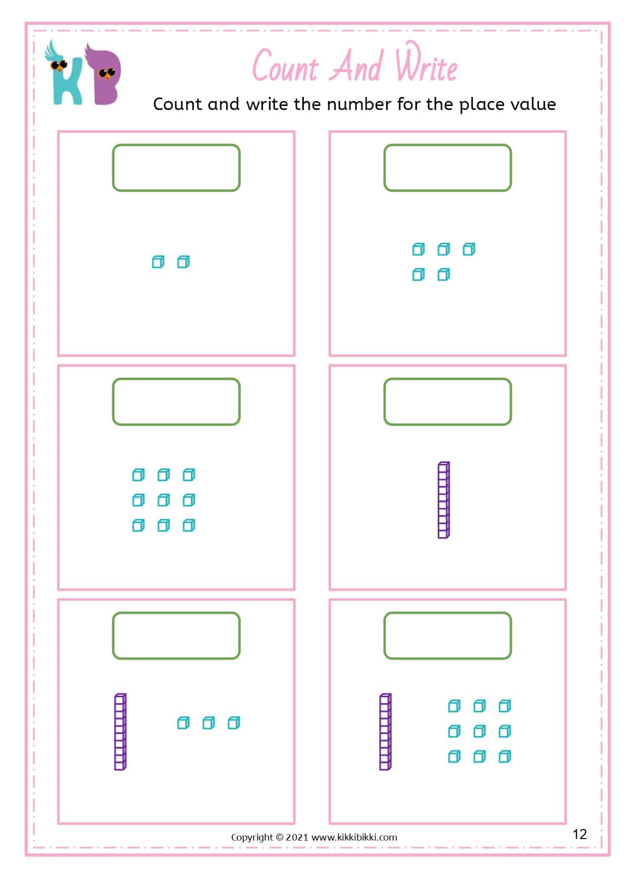 PLACE VALUE WORKSHEETS - KikkiBikki