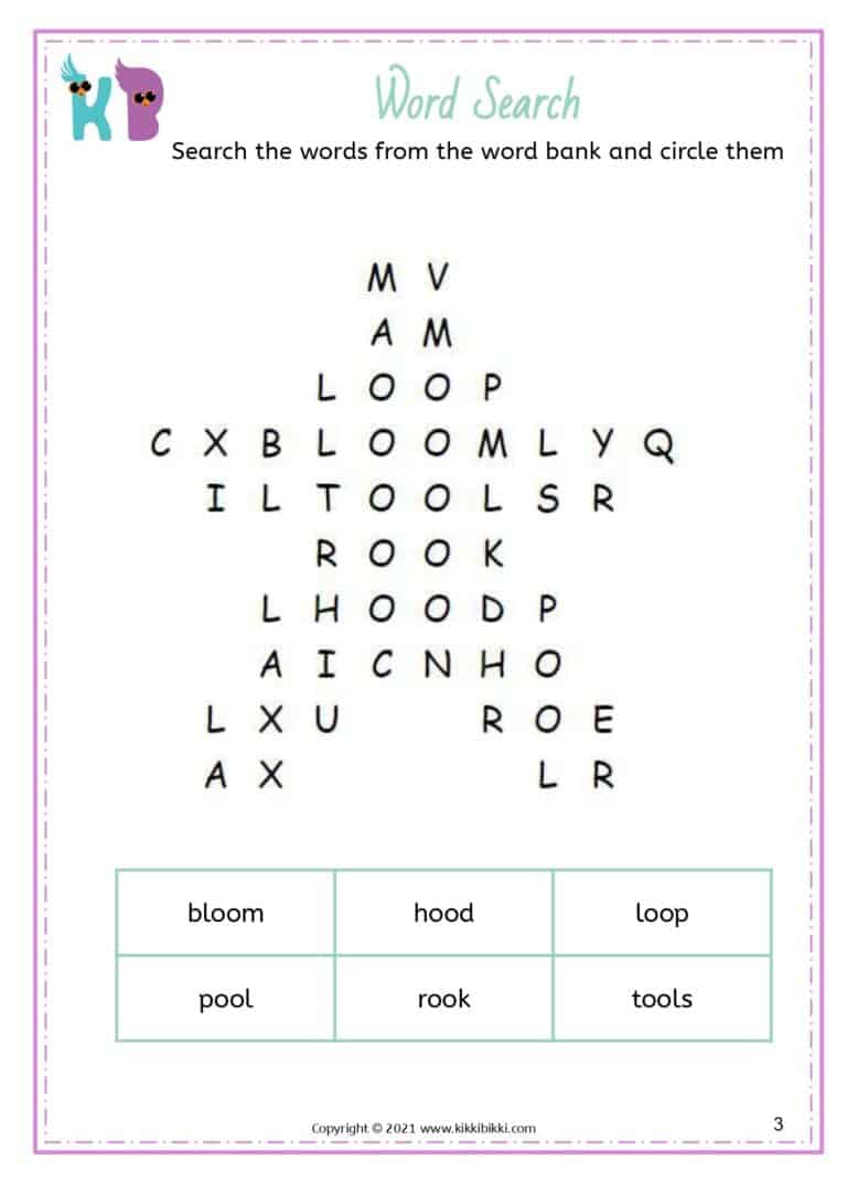 Kindergarten Phonics Learning Worksheet