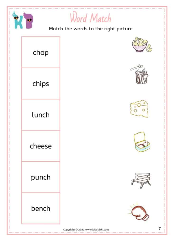 Consonant Digraph with Sentences