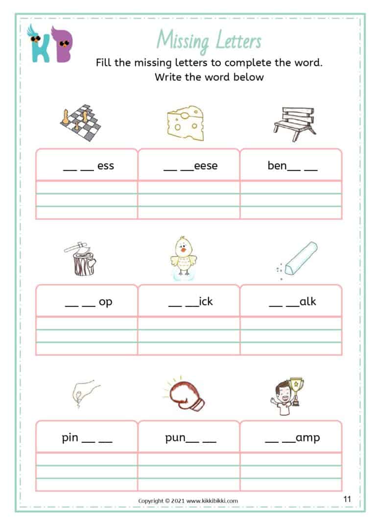 Consonant Digraph Matching