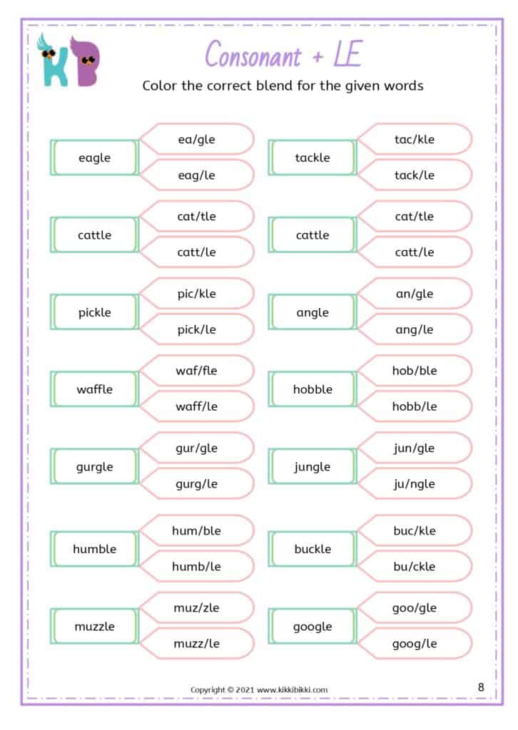 Phonics Curriculum: Free Worksheets