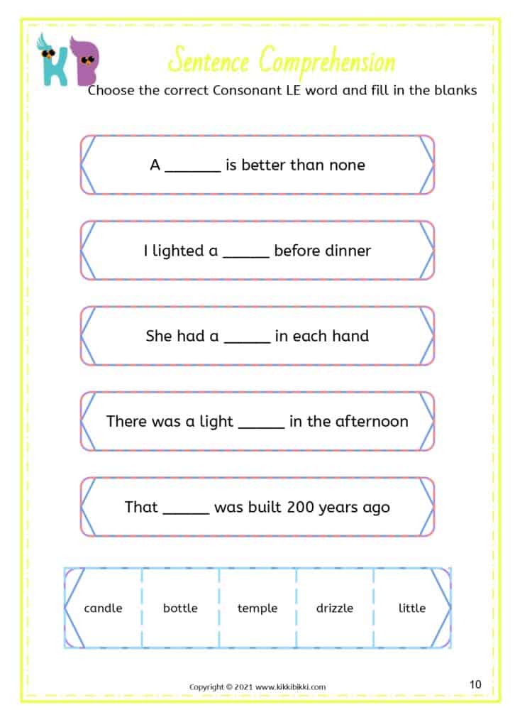 Phonics Worksheets Online: Free